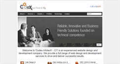 Desktop Screenshot of codexinfotech.com